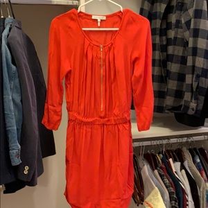 Zip front long sleeve dress - size 1